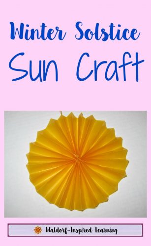 Winter Solstice Sun Craft