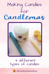 Making Candles for Candlemas