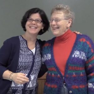 Jean Miller & Barbara Dewey at the Taproot Teacher Training